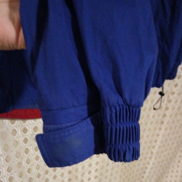Vintage Chaps Ralph Lauren Anorak Mens L blue  1/2 Zip Windbreaker Pullover Y2K - Picture 12 of 16
